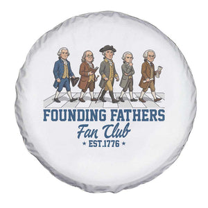 Funny Founding Fathers Fan Club Spare Tire Cover Patriotic American History TS12 Print Your Wear