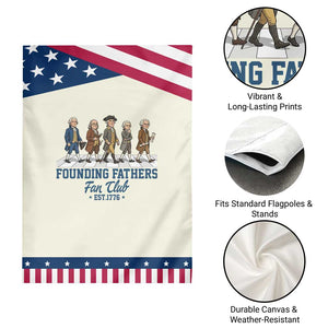 Funny Founding Fathers Fan Club Garden Flag Patriotic American History TS12 Print Your Wear