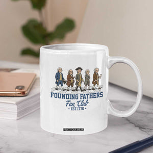 Funny Founding Fathers Fan Club Coffee Mug Patriotic American History TS12 Print Your Wear