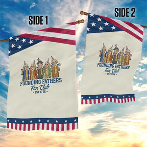 Funny Founding Fathers Fan Club Garden Flag American History Lovers TS12 Print Your Wear