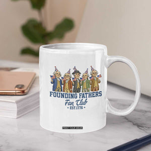 Funny Founding Fathers Fan Club Coffee Mug American History Lovers TS12 Print Your Wear