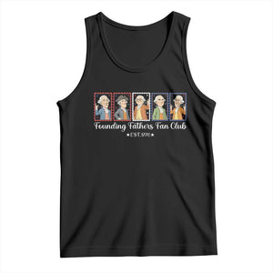 Funny Founding Fathers Fan Club Patriotic History Tank Top TS12 Black Print Your Wear