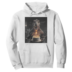 Funny Birthday Dinosaur Hoodie Prehistoric Party Celebration TS12 White Print Your Wear