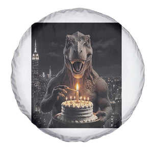 Funny Birthday Dinosaur Spare Tire Cover Prehistoric Party Celebration TS12 Print Your Wear