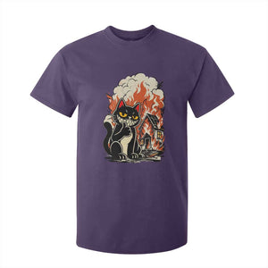 Funny Trouble Maker Cat T Shirt For Kid Cute Mischief Graphic Gift For Cat Lover TS12 Purple Print Your Wear