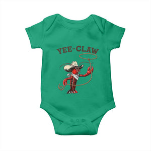 Yee Claw Baby Onesie Funny Crawfish Cajun Seafood Festival TS12 Irish Green Print Your Wear