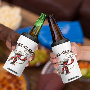 Yee Claw 4 in 1 Can Cooler Tumbler Funny Crawfish Cajun Seafood Festival TS12 Print Your Wear