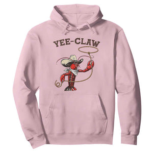 Yee Claw Hoodie Funny Crawfish Cajun Seafood Festival TS12 Light Pink Print Your Wear