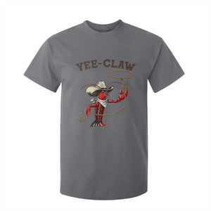 Yee Claw T Shirt For Kid Funny Crawfish Cajun Seafood Festival TS12 Charcoal Print Your Wear
