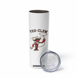 Yee Claw Skinny Tumbler Funny Crawfish Cajun Seafood Festival TS12 Print Your Wear