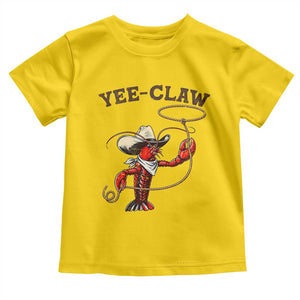 Yee Claw Toddler T Shirt Funny Crawfish Cajun Seafood Festival TS12 Daisy Print Your Wear