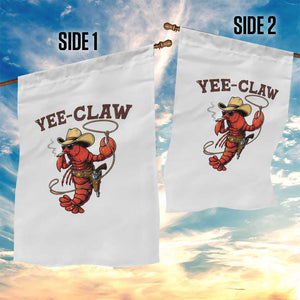 Yee Claw Southern Crawfish Garden Flag Funny Seafood Party Graphic TS12 Print Your Wear