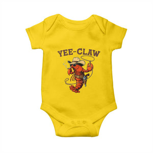 Yee Claw Southern Crawfish Baby Onesie Funny Seafood Party Graphic TS12 Daisy Print Your Wear