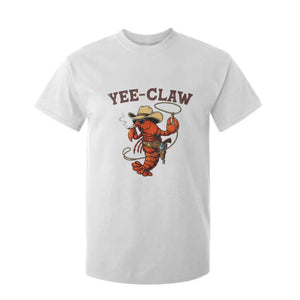 Yee Claw Southern Crawfish T Shirt For Kid Funny Seafood Party Graphic TS12 White Print Your Wear