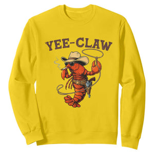 Yee Claw Southern Crawfish Sweatshirt Funny Seafood Party Graphic TS12 Daisy Print Your Wear