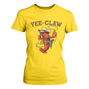 Yee Claw Southern Crawfish T Shirt For Women Funny Seafood Party Graphic TS12 Daisy Print Your Wear