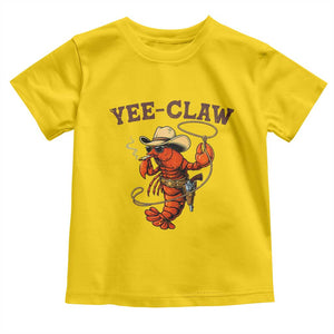 Yee Claw Southern Crawfish Toddler T Shirt Funny Seafood Party Graphic TS12 Daisy Print Your Wear