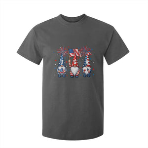 Red White Blue Gnomes Fireworks T Shirt For Kid Patriotic 4th Of July