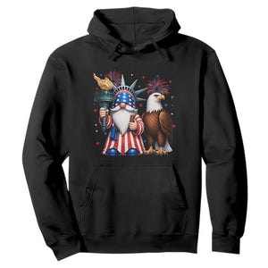 Funny Statue Of Liberty Gnome Hoodie Patriotic 4th Of July