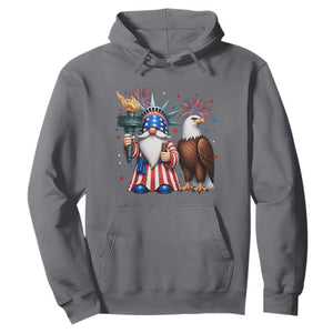 Funny Statue Of Liberty Gnome Hoodie Patriotic 4th Of July