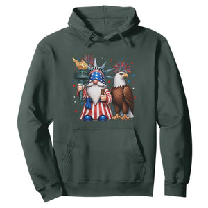 Funny Statue Of Liberty Gnome Hoodie Patriotic 4th Of July