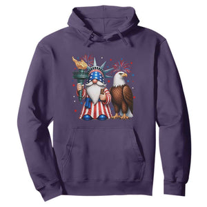 Funny Statue Of Liberty Gnome Hoodie Patriotic 4th Of July