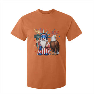 Funny Statue Of Liberty Gnome T Shirt For Kid Patriotic 4th Of July