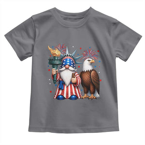 Funny Statue Of Liberty Gnome Toddler T Shirt Patriotic 4th Of July
