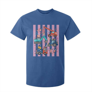 Red White And Blue Construction Crew T Shirt For Kid Patriotic Kids 4th Of July