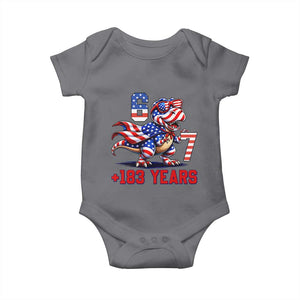 Funny 67 Meme Dinosaur American Pride Baby Onesie USA 250th Anniversary