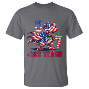 Funny 67 Meme Dinosaur American Pride T Shirt USA 250th Anniversary