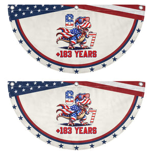 Funny 67 Meme Dinosaur American Pride Patriotic Fan Flag USA 250th Anniversary