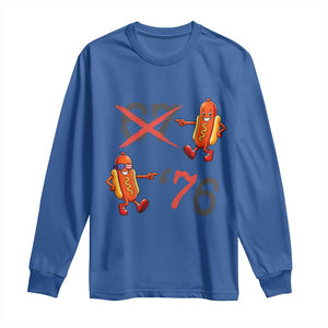 Funny 67 Meme Hot Dog Lover Long Sleeve Shirt USA 250 BBQ Celebration