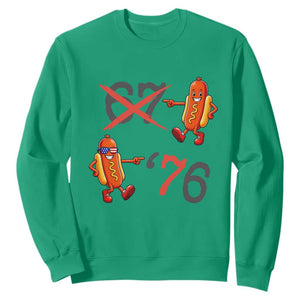 Funny 67 Meme Hot Dog Lover Sweatshirt USA 250 BBQ Celebration