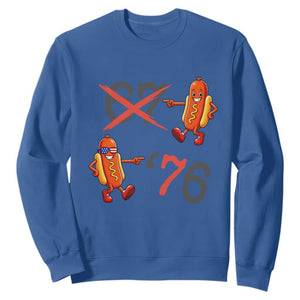Funny 67 Meme Hot Dog Lover Sweatshirt USA 250 BBQ Celebration