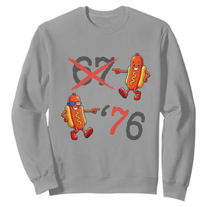 Funny 67 Meme Hot Dog Lover Sweatshirt USA 250 BBQ Celebration