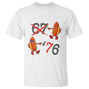 Funny 67 Meme Hot Dog Lover T Shirt USA 250 BBQ Celebration