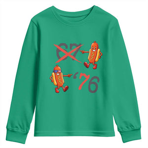 Funny 67 Meme Hot Dog Lover Youth Sweatshirt USA 250 BBQ Celebration