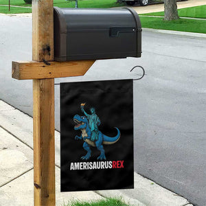 Patriotic Dinosaur Garden Flag Funny Amerisaurus Rex Statue Of Liberty Dino TS12 Print Your Wear