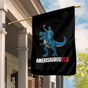 Patriotic Dinosaur Garden Flag Funny Amerisaurus Rex Statue Of Liberty Dino TS12 Print Your Wear
