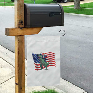 Funny Trump Riding Dinosaur Garden Flag America Flag Patriotic TS12 Print Your Wear