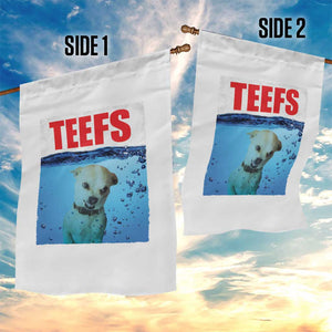 Chihuahua Dog Meme Garden Flag Funny Horror Movie Poster Dog Teefs TS12 Print Your Wear