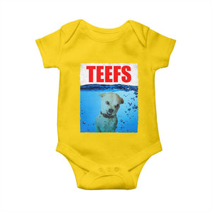 Chihuahua Dog Meme Baby Onesie Funny Horror Movie Poster Dog Teefs TS12 Daisy Print Your Wear