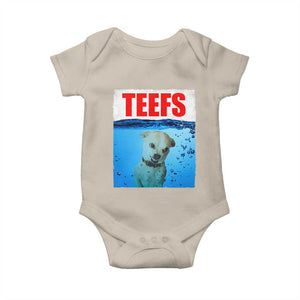 Chihuahua Dog Meme Baby Onesie Funny Horror Movie Poster Dog Teefs TS12 Sand Print Your Wear