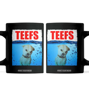 Chihuahua Dog Meme Coffee Mug Funny Horror Movie Poster Dog Teefs TS12 White Print Your Wear