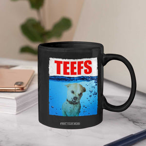 Chihuahua Dog Meme Coffee Mug Funny Horror Movie Poster Dog Teefs TS12 Print Your Wear