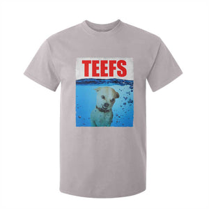 Chihuahua Dog Meme T Shirt For Kid Funny Horror Movie Poster Dog Teefs TS12 Ice Gray Print Your Wear