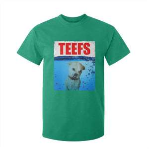 Chihuahua Dog Meme T Shirt For Kid Funny Horror Movie Poster Dog Teefs TS12 Irish Green Print Your Wear