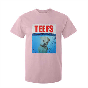 Chihuahua Dog Meme T Shirt For Kid Funny Horror Movie Poster Dog Teefs TS12 Light Pink Print Your Wear
