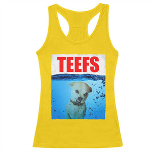 Chihuahua Dog Meme Racerback Tank Top Funny Horror Movie Poster Dog Teefs TS12 Daisy Print Your Wear